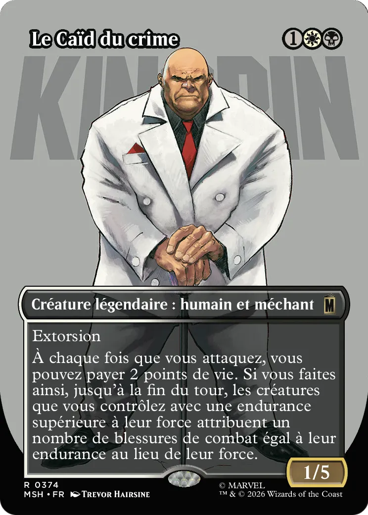 Le Caïd du crime — Marvel Super Heroes — Magic: The Gathering