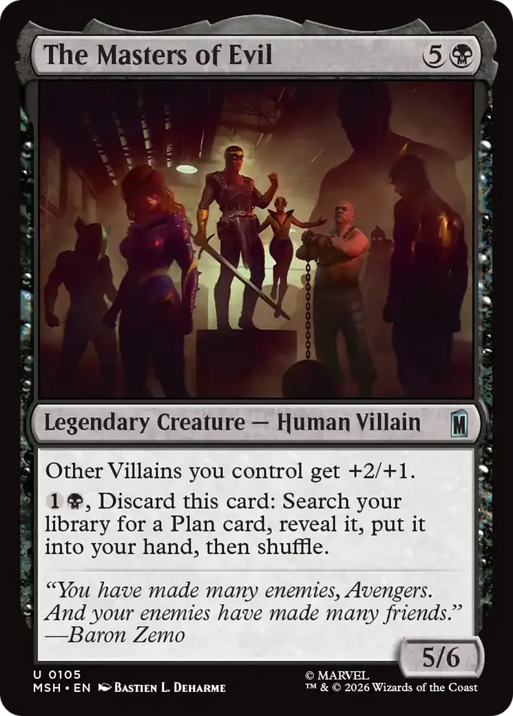 The Masters of Evil — Marvel Super Heroes — Magic: The Gathering