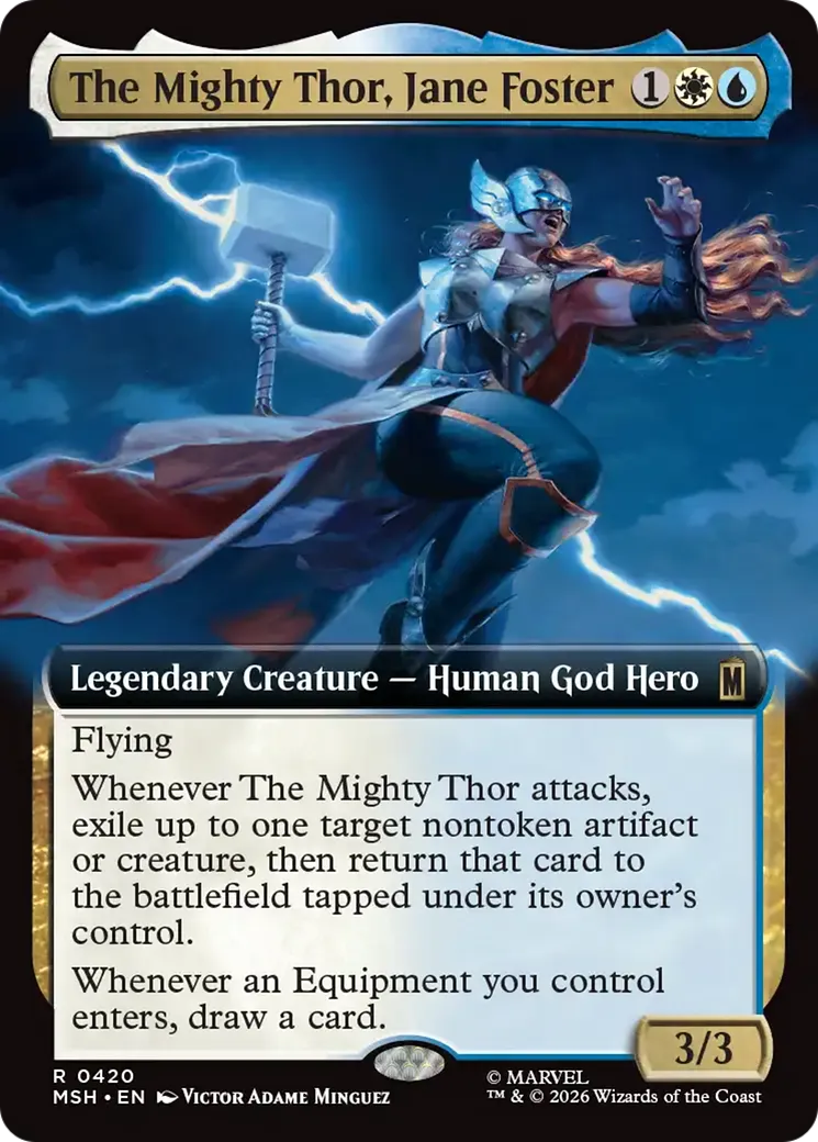 The Mighty Thor, Jane Foster — Marvel Super Heroes — Magic: The Gathering