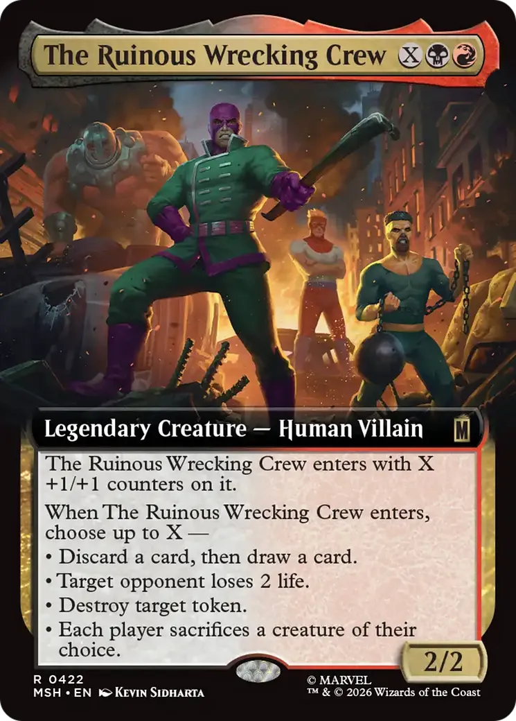 The Ruinous Wrecking Crew from Marvel Super Heroes - Magic: The Gathering