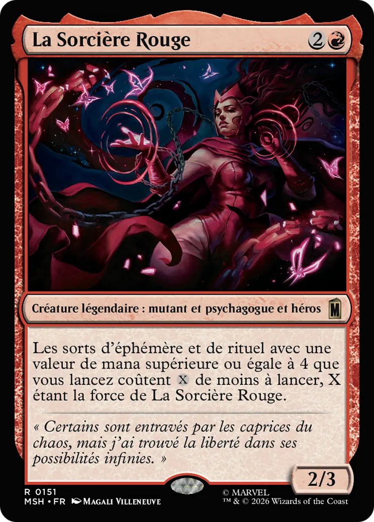 La Sorcière Rouge — Marvel Super Heroes — Magic: The Gathering