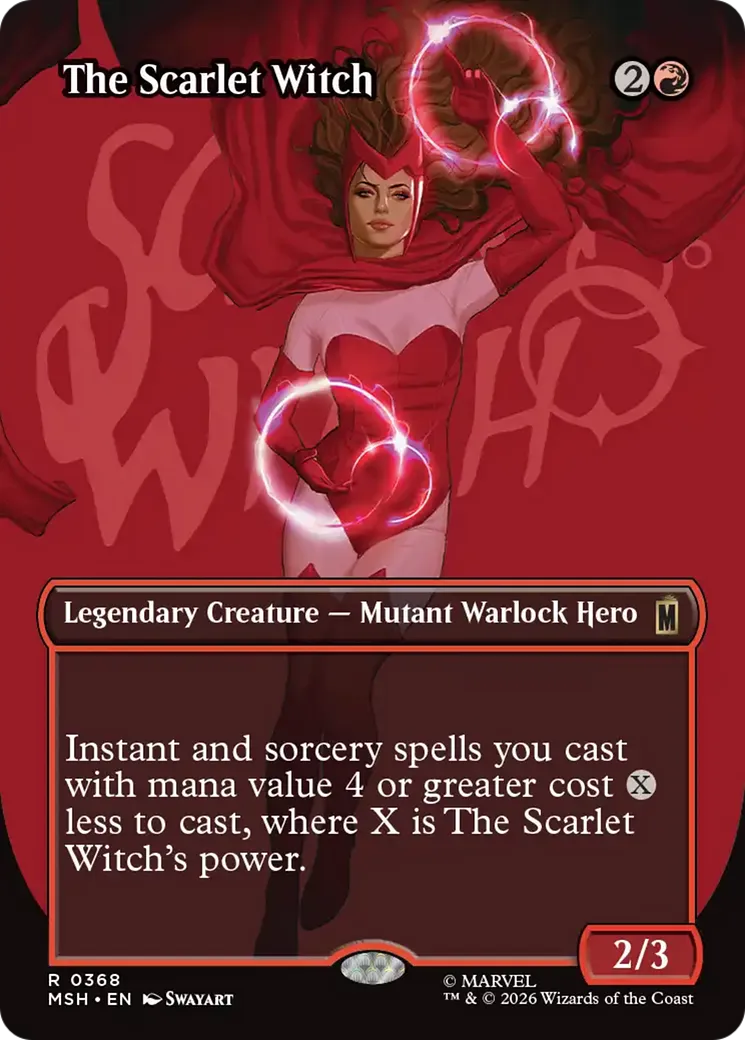 The Scarlet Witch — Marvel Super Heroes — Magic: The Gathering
