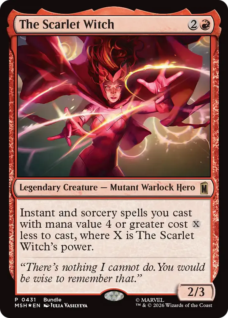 The Scarlet Witch — Marvel Super Heroes — Magic: The Gathering