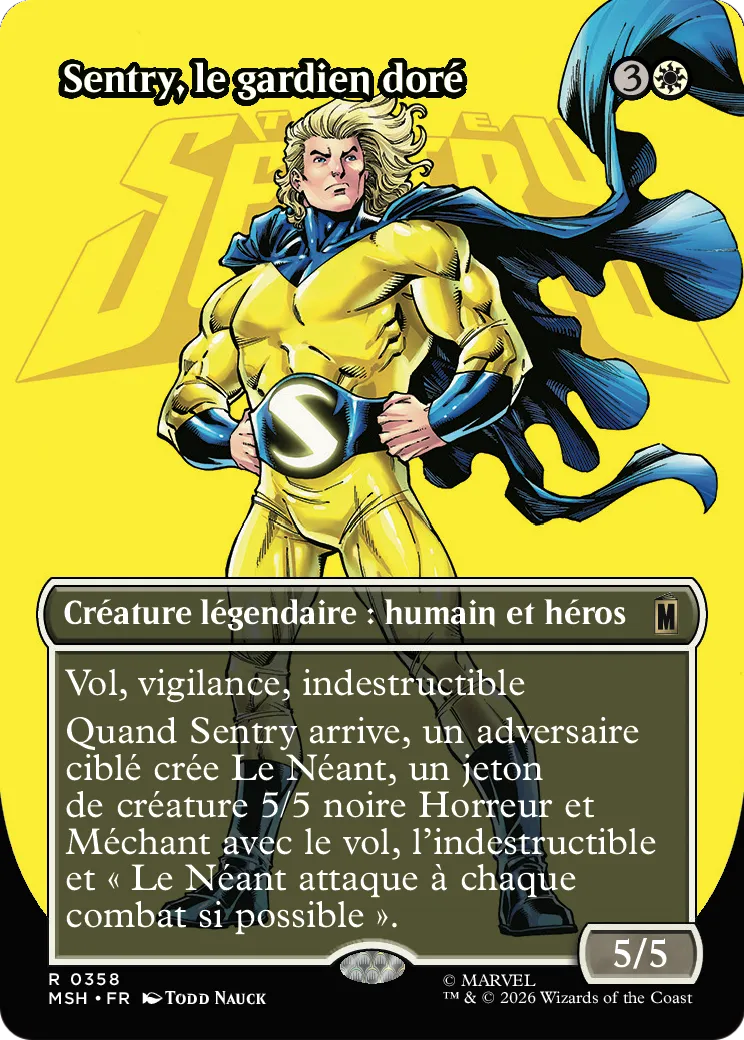 Sentry, le gardien doré — Marvel Super Heroes — Magic: The Gathering