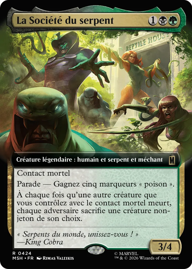 La Société du serpent — Marvel Super Heroes — Magic: The Gathering