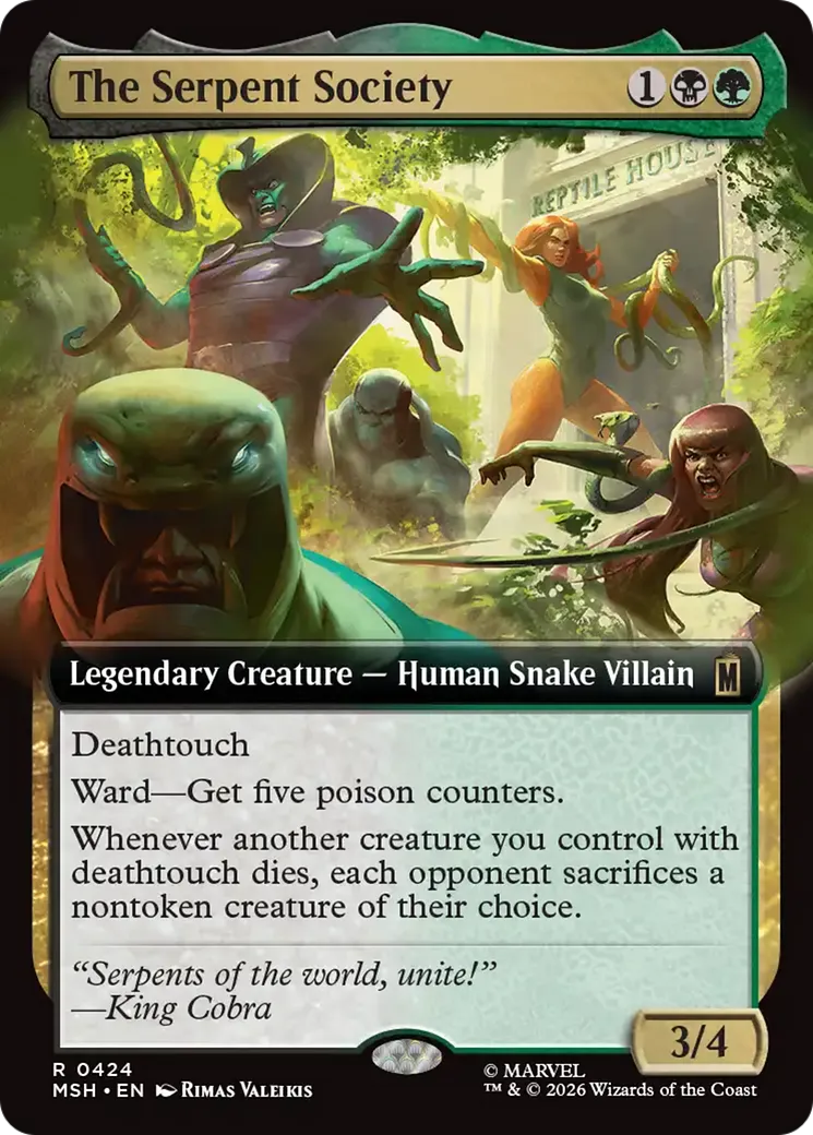 The Serpent Society — Marvel Super Heroes — Magic: The Gathering