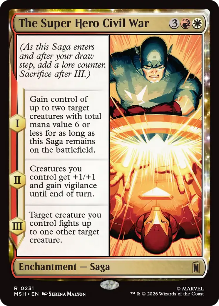 Civil War : les super-héros — Marvel Super Heroes — Magic: The Gathering