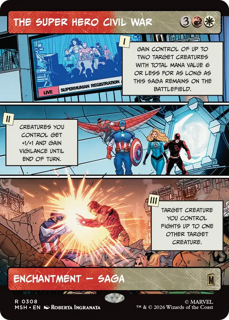 The Super Hero Civil War — Marvel Super Heroes — Magic: The Gathering