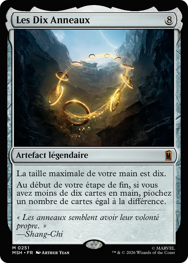 Les Dix Anneaux — Marvel Super Heroes — Magic: The Gathering