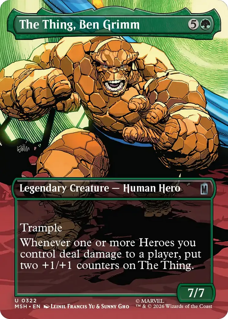 La Chose, Ben Grimm — Marvel Super Heroes — Magic: The Gathering