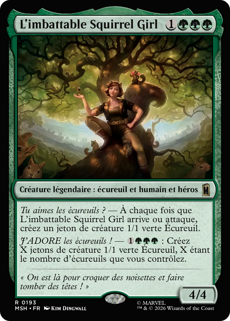 L'imbattable Squirrel Girl — Marvel Super Heroes — Magic: The Gathering