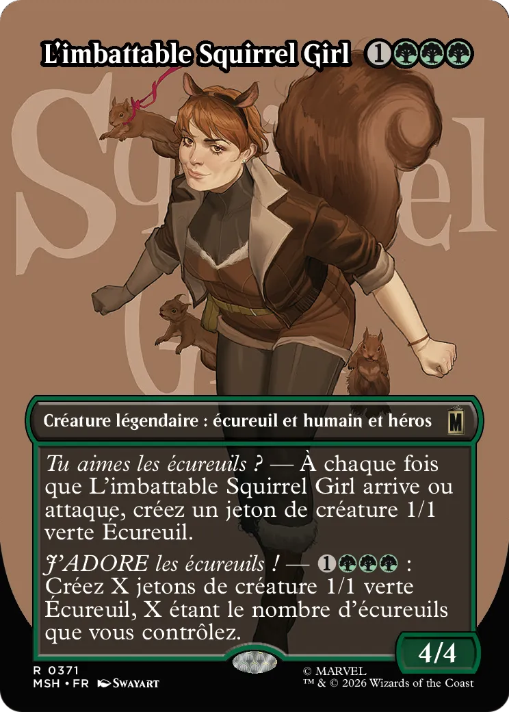 L'imbattable Squirrel Girl — Marvel Super Heroes — Magic: The Gathering