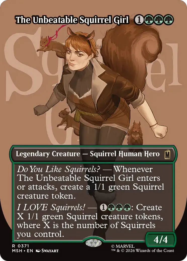 The Unbeatable Squirrel Girl — Marvel Super Heroes — Magic: The Gathering