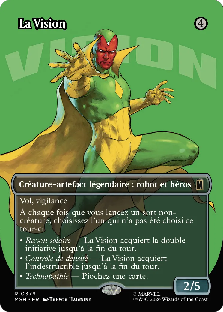 La Vision from Marvel Super Heroes - Magic: The Gathering