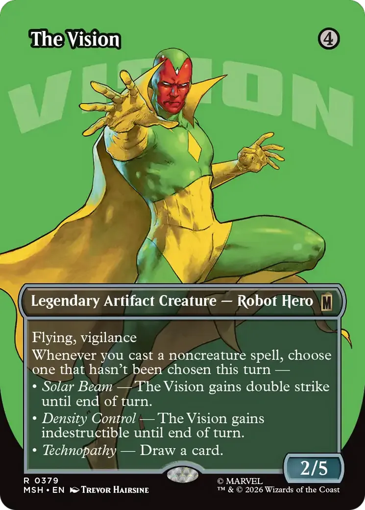 The Vision — Marvel Super Heroes — Magic: The Gathering