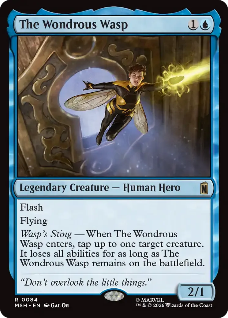 The Wondrous Wasp — Marvel Super Heroes — Magic: The Gathering
