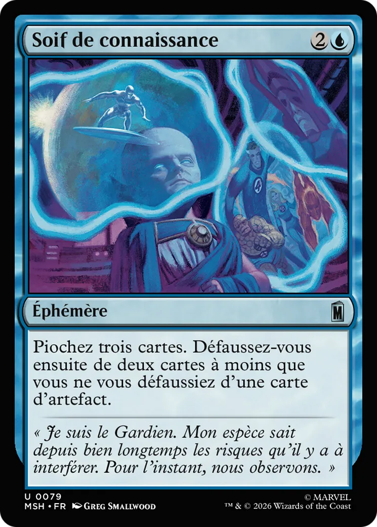 Soif de connaissance from Marvel Super Heroes - Magic: The Gathering