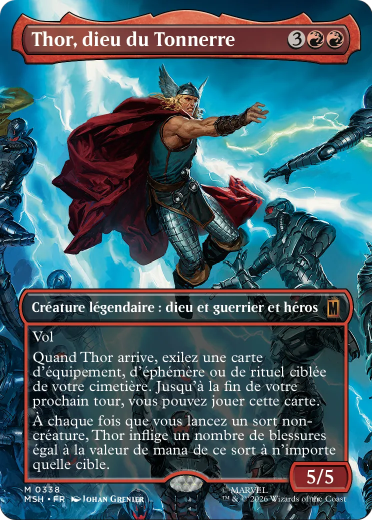 Thor, dieu du Tonnerre — Marvel Super Heroes — Magic: The Gathering