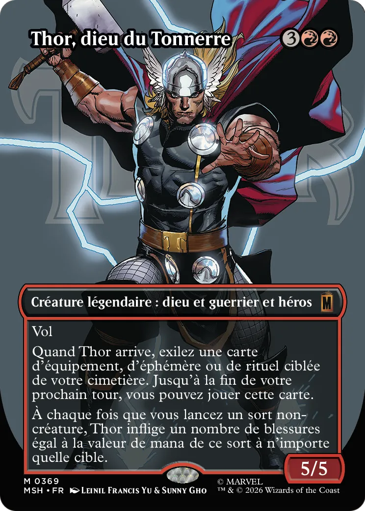 Thor, dieu du Tonnerre — Marvel Super Heroes — Magic: The Gathering
