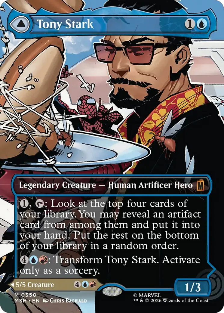Tony Stark // The Invincible Iron Man — Marvel Super Heroes — Magic: The Gathering