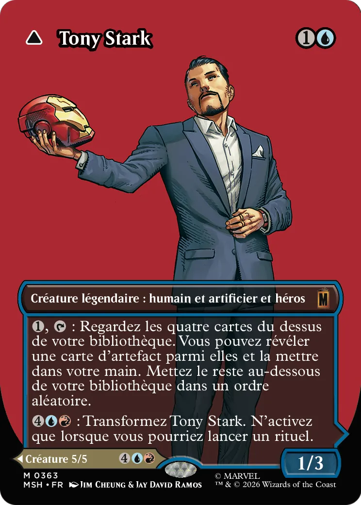 Tony Stark // L'invincible Iron Man — Marvel Super Heroes — Magic: The Gathering