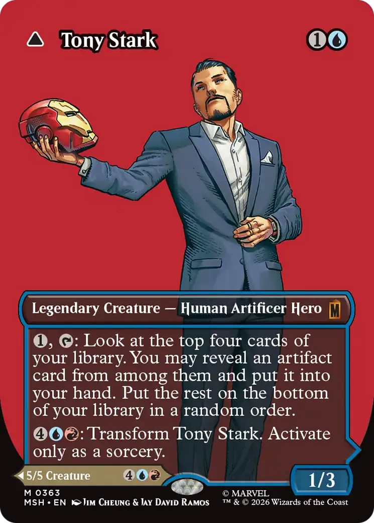 Tony Stark // The Invincible Iron Man — Marvel Super Heroes — Magic: The Gathering