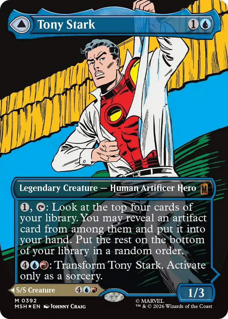 Tony Stark // L'invincible Iron Man — Marvel Super Heroes — Magic: The Gathering