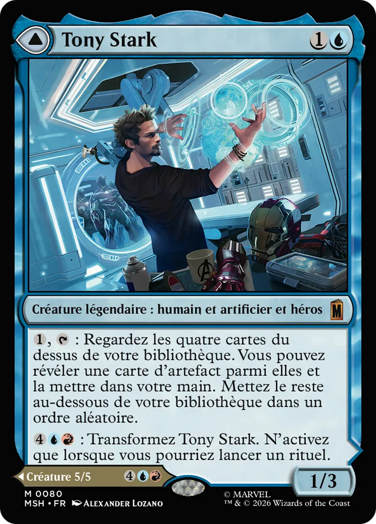 Tony Stark // L'invincible Iron Man — Marvel Super Heroes — Magic: The Gathering