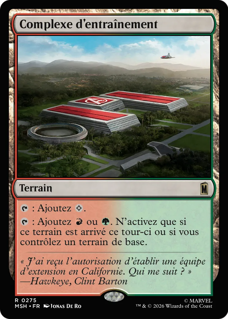 Complexe d'entraînement — Marvel Super Heroes — Magic: The Gathering