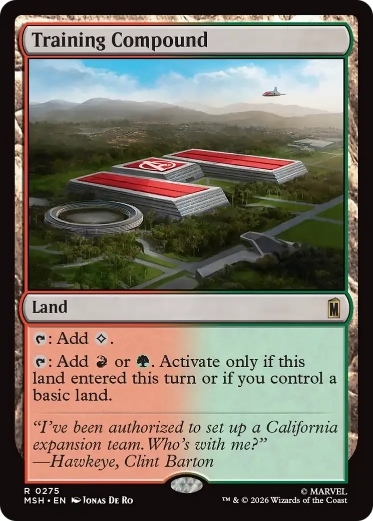 Training Compound — Marvel Super Heroes — Magic: The Gathering