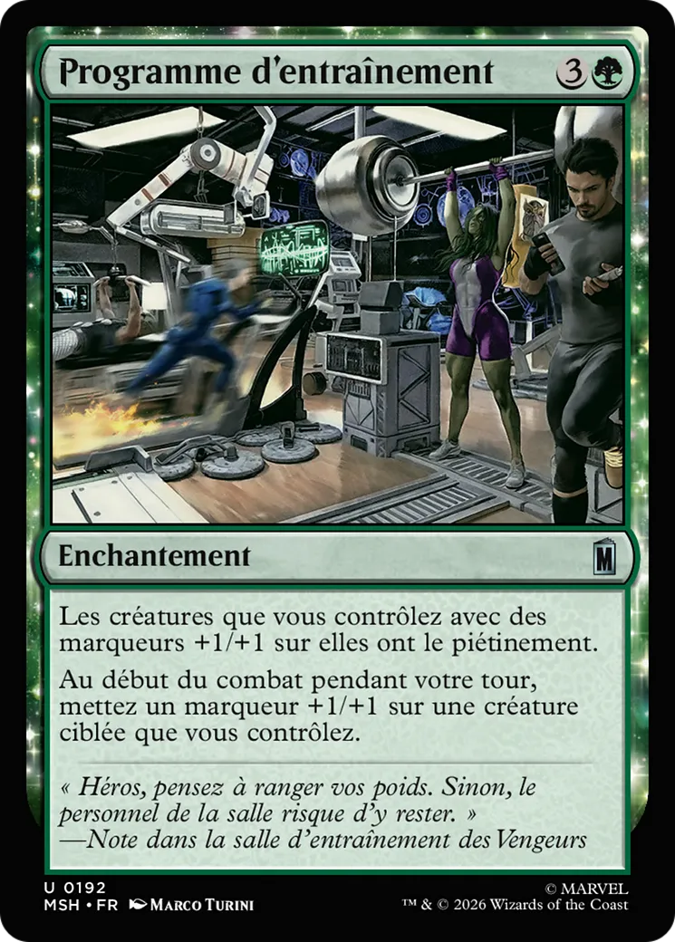 Programme d'entraînement — Marvel Super Heroes — Magic: The Gathering