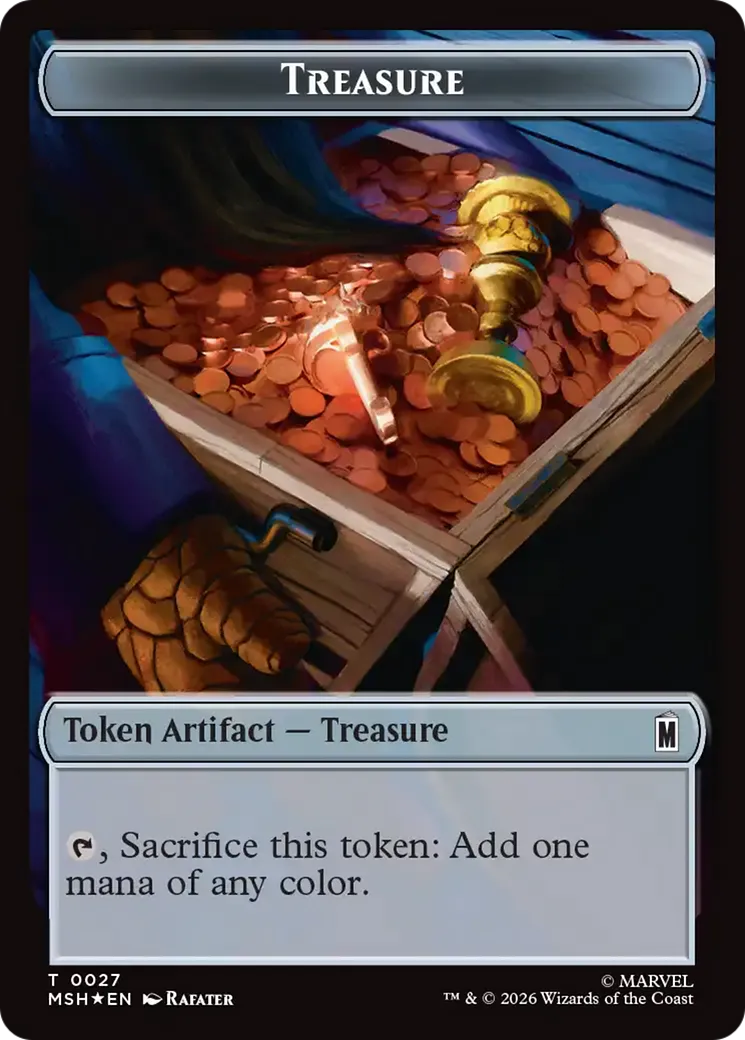 Treasure — Marvel Super Heroes — Magic: The Gathering