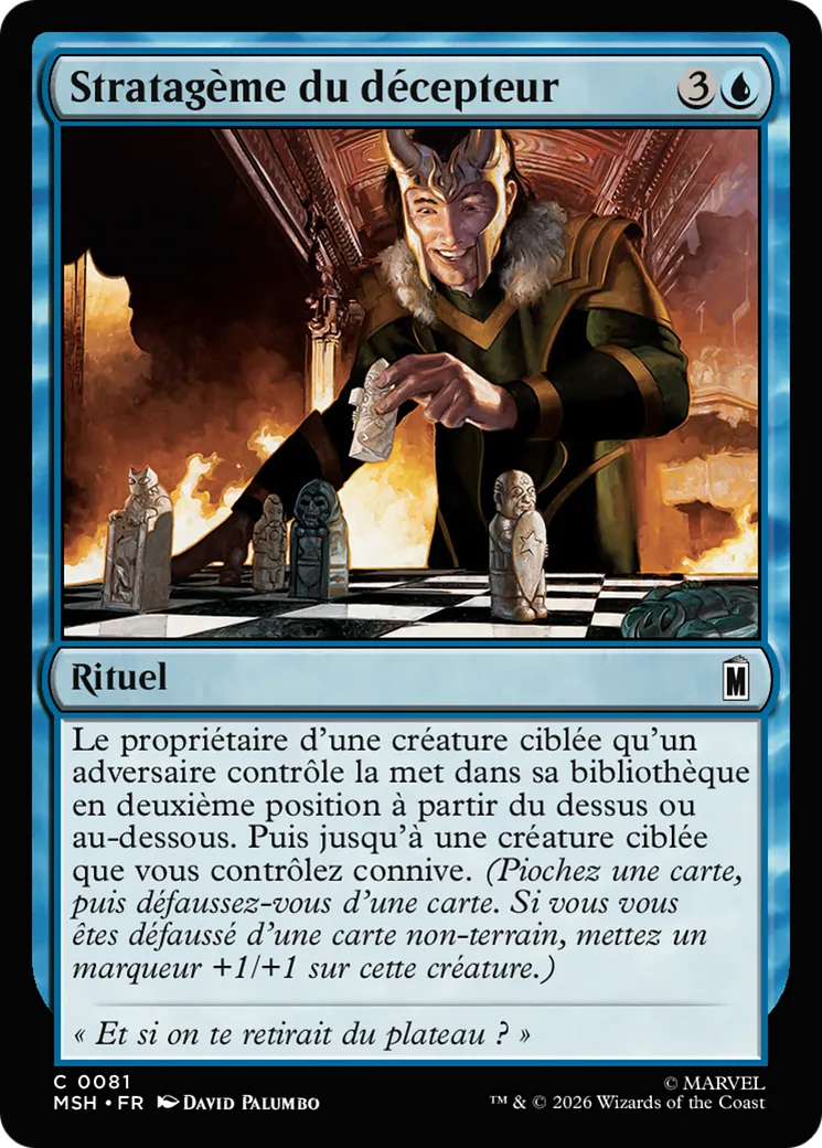 Stratagème du décepteur — Marvel Super Heroes — Magic: The Gathering