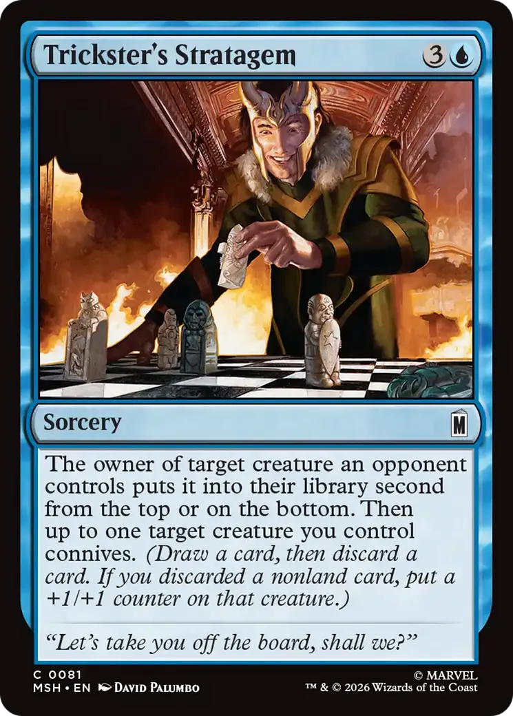 Stratagème du décepteur — Marvel Super Heroes — Magic: The Gathering