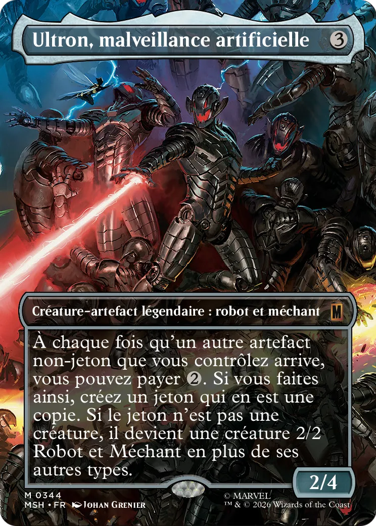 Ultron, malveillance artificielle — Marvel Super Heroes — Magic: The Gathering