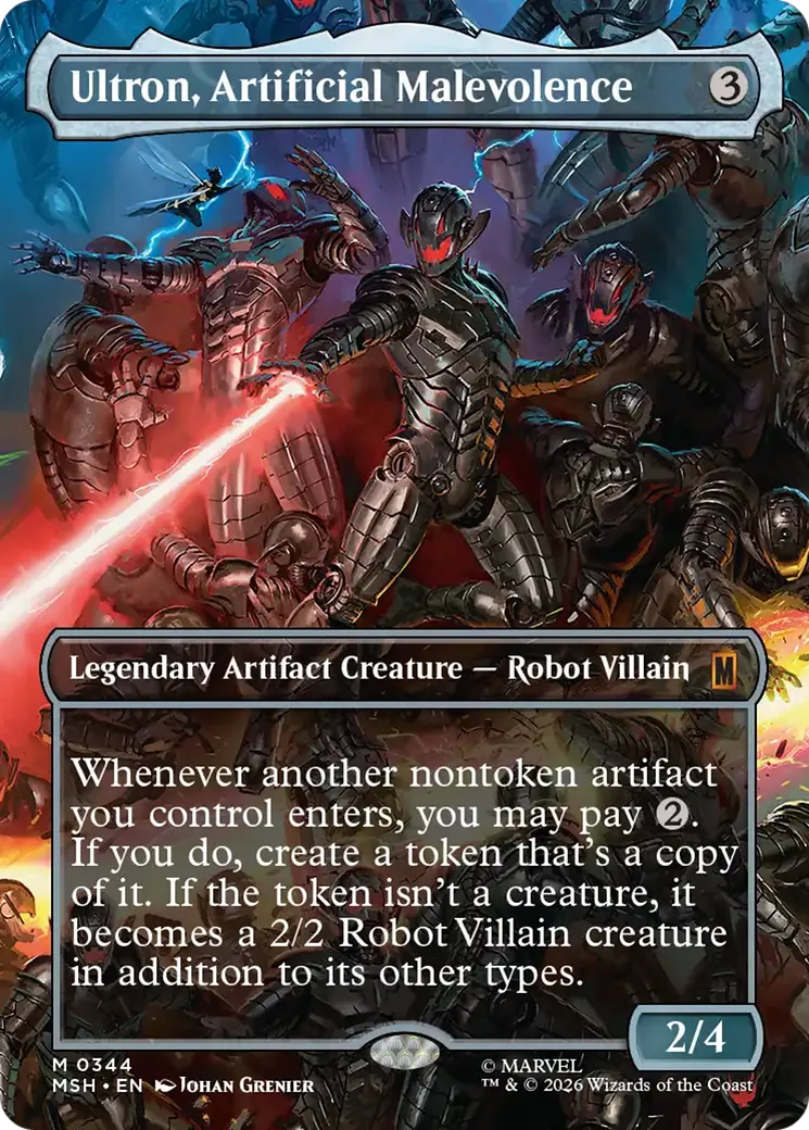 Ultron, malveillance artificielle — Marvel Super Heroes — Magic: The Gathering