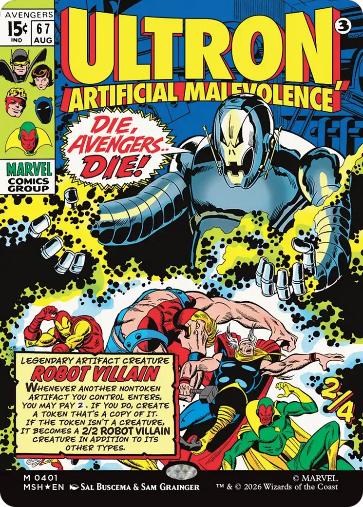 Ultron, malveillance artificielle — Marvel Super Heroes — Magic: The Gathering