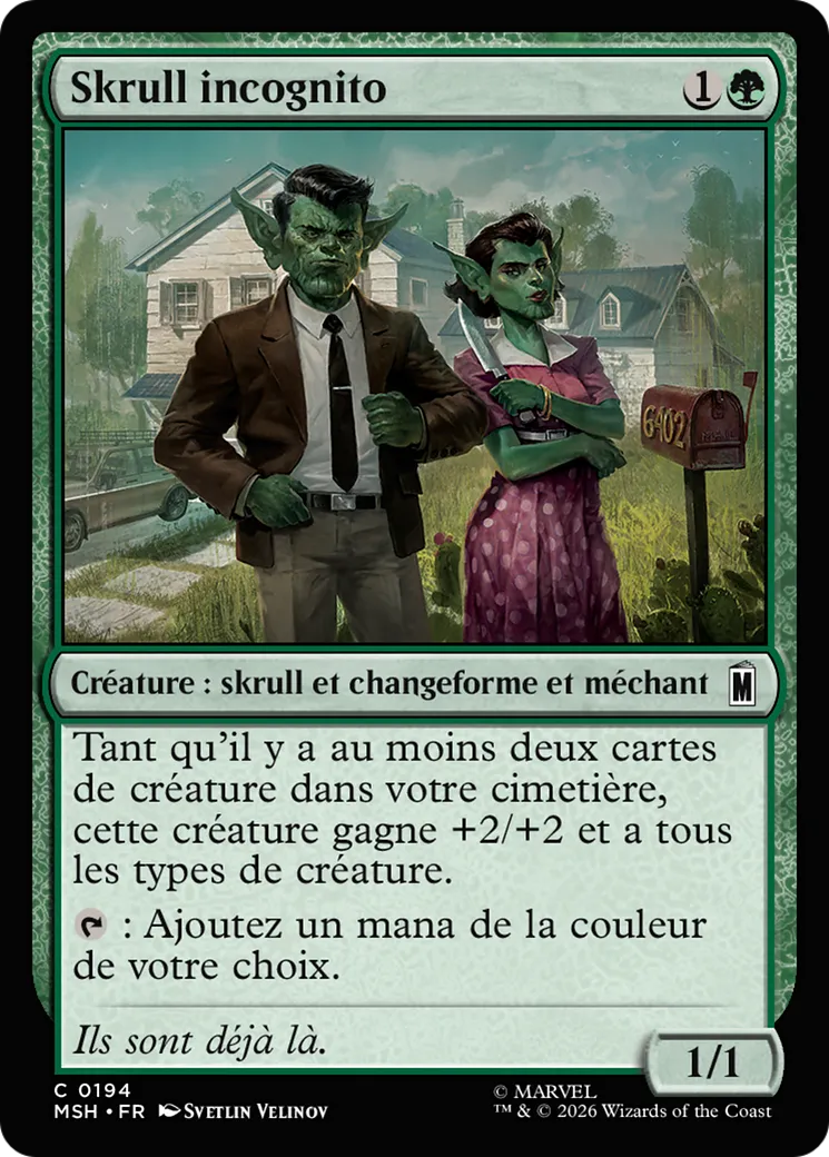 Skrull incognito — Marvel Super Heroes — Magic: The Gathering