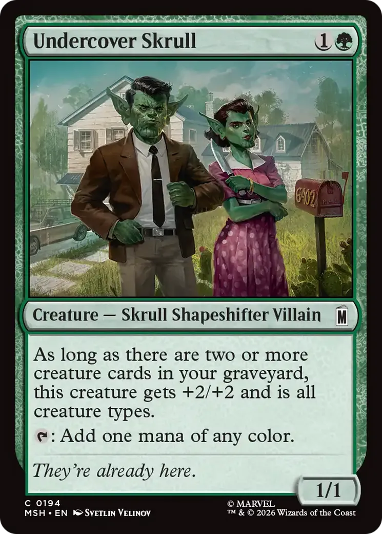 Skrull incognito — Marvel Super Heroes — Magic: The Gathering