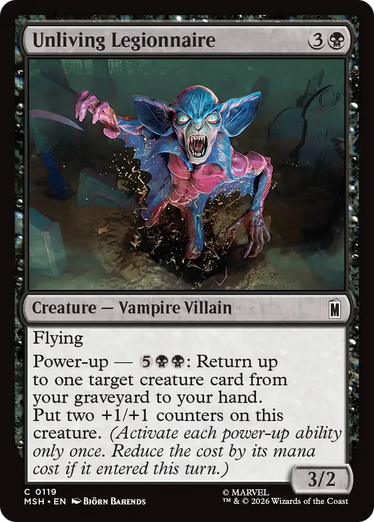 Légionnaire mort-vivant — Marvel Super Heroes — Magic: The Gathering