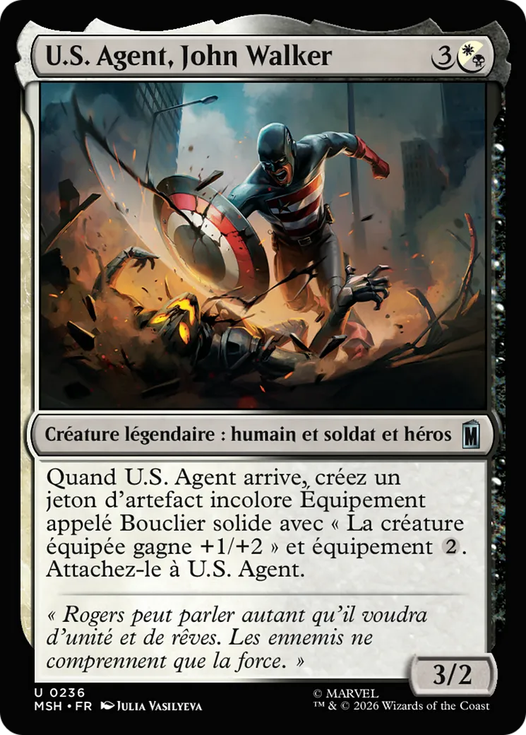 U.S. Agent, John Walker — Marvel Super Heroes — Magic: The Gathering