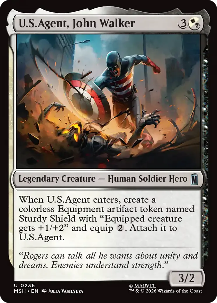 U.S. Agent, John Walker — Marvel Super Heroes — Magic: The Gathering