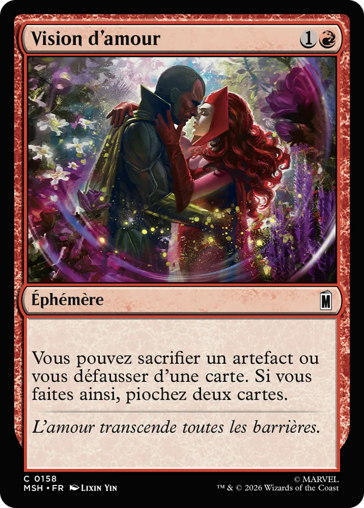Vision d'amour — Marvel Super Heroes — Magic: The Gathering
