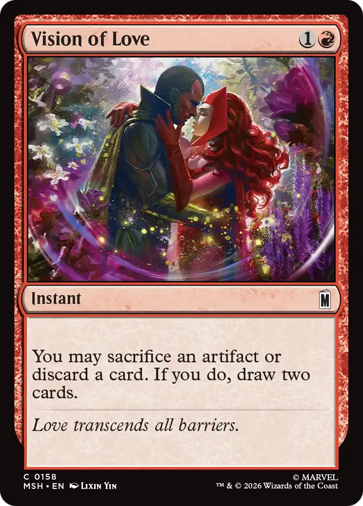 Vision of Love — Marvel Super Heroes — Magic: The Gathering