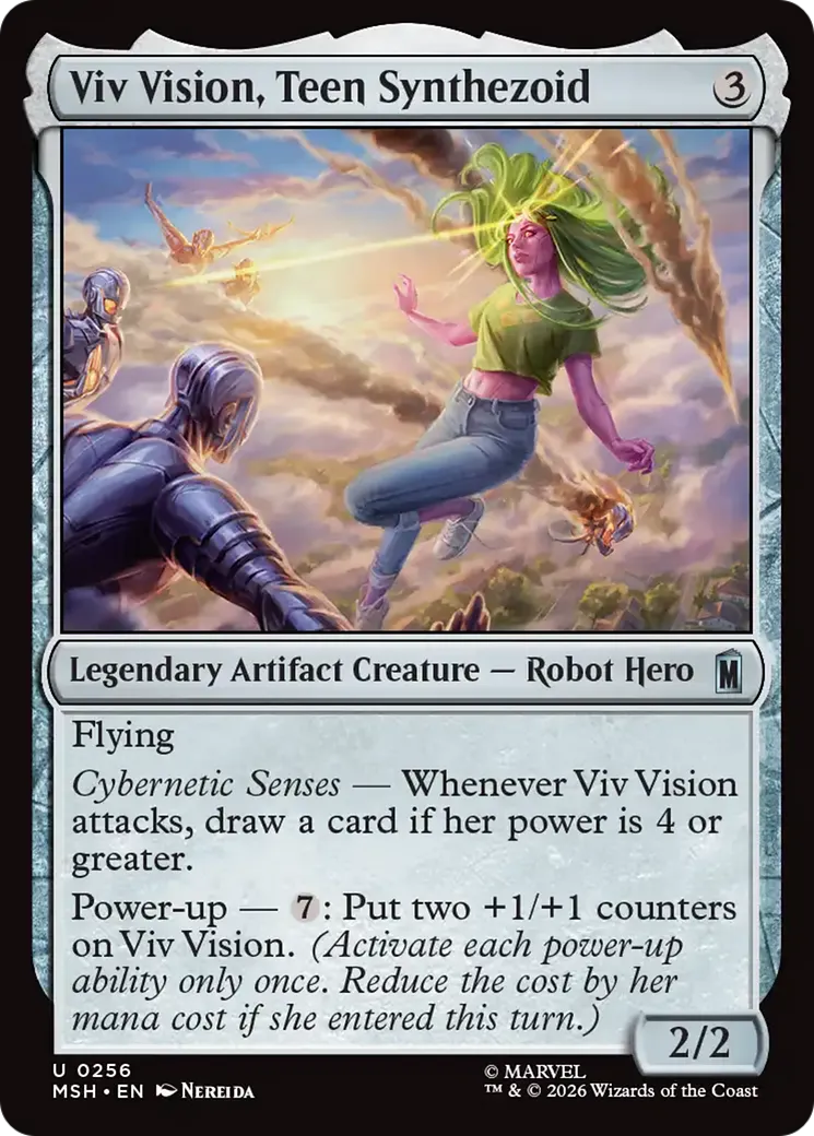 Viv Vision, Teen Synthezoid — Marvel Super Heroes — Magic: The Gathering