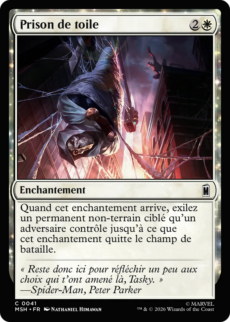 Prison de soie — Marvel Super Heroes — Magic: The Gathering