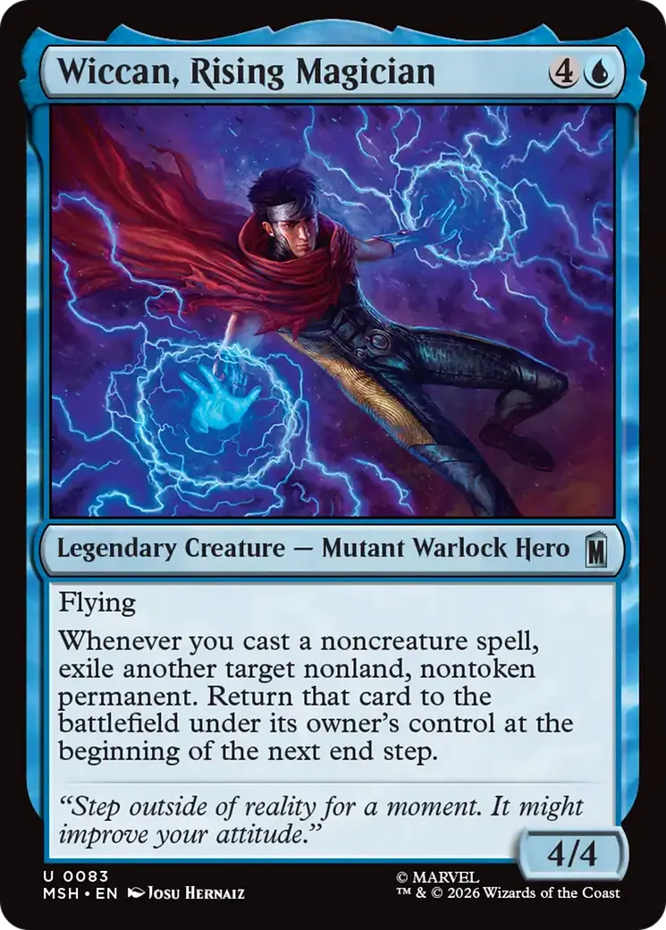 Wiccan, Rising Magician — Marvel Super Heroes — Magic: The Gathering