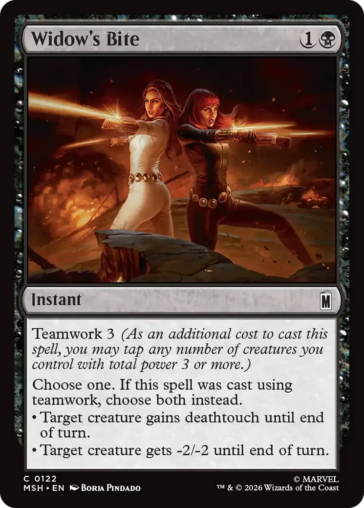 Morsure de la veuve — Marvel Super Heroes — Magic: The Gathering