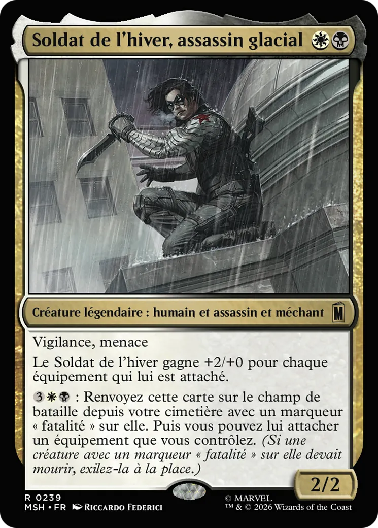 Soldat de l'hiver, assassin glacial — Marvel Super Heroes — Magic: The Gathering