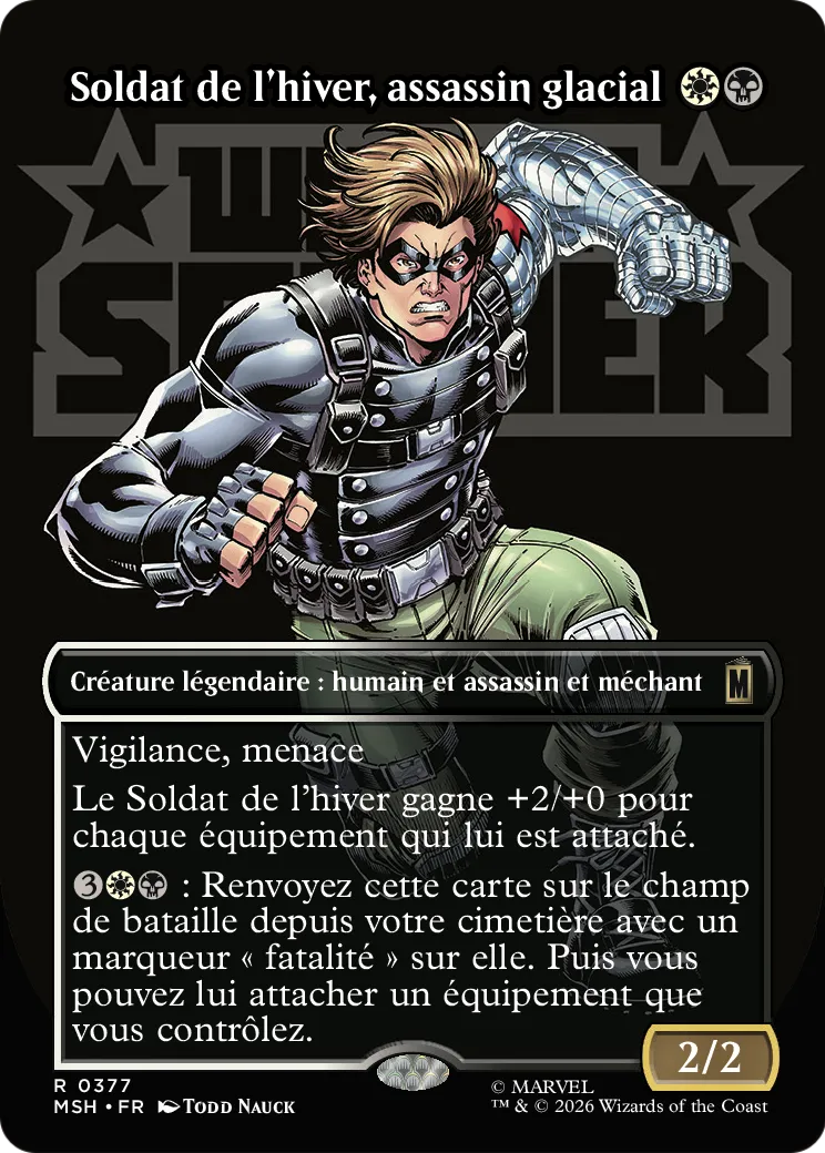 Soldat de l'hiver, assassin glacial — Marvel Super Heroes — Magic: The Gathering